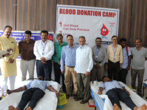 Blood Donation Event at Chetan Business School