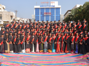 Graduation day celebration at Chetan B School